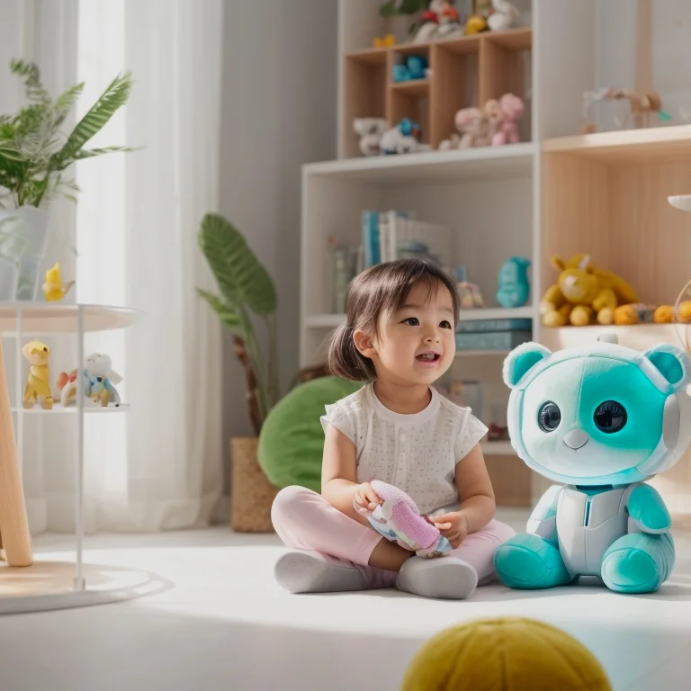 Kinder spielen mit KI-Spielzeug